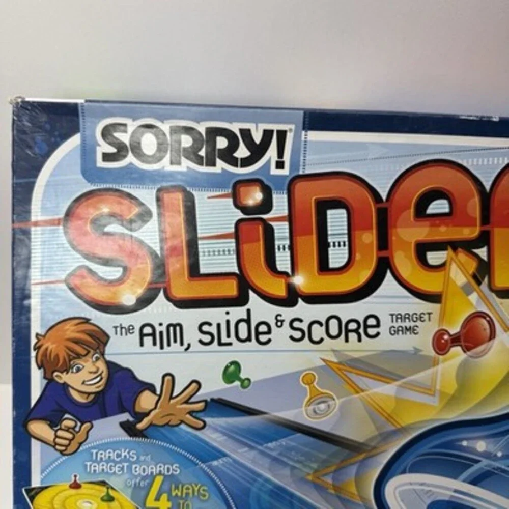 Parker Brothers Sorry Sliders The Aim Slide & Score Target Game PLS READ